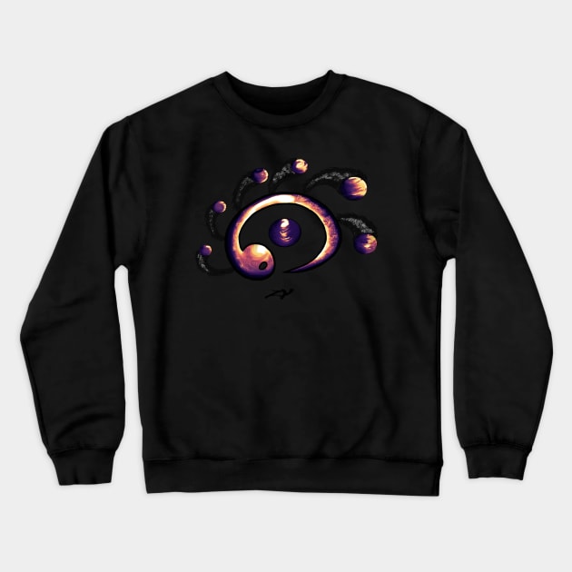 ZenYami: Celestial Orbit Crewneck Sweatshirt by ZenYamiDesign